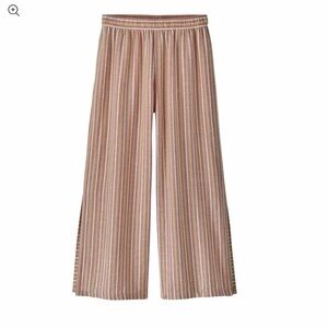 Patagonia Striped Women's Garden Island Pants Wide Leg